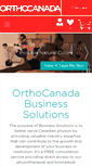 Mobile Screenshot of orthocanada.com