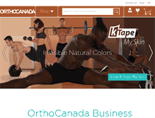 Tablet Screenshot of orthocanada.com